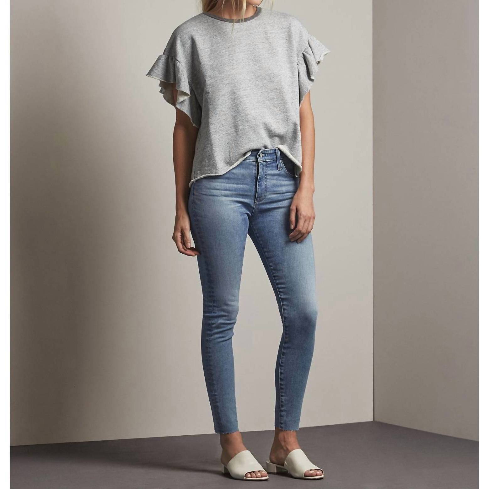 New Ag Jeans Farrah Skinny Ankle Jean In 18y Cruising